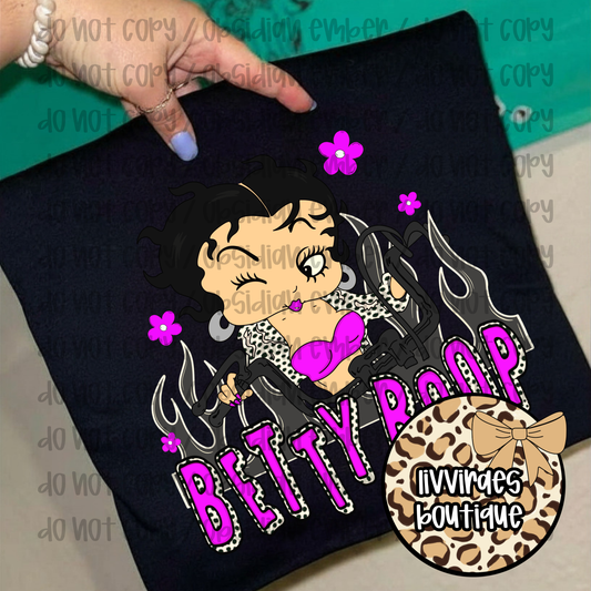 Betty Boop Graphic Tee — Retro Pinup Cartoon Shirt